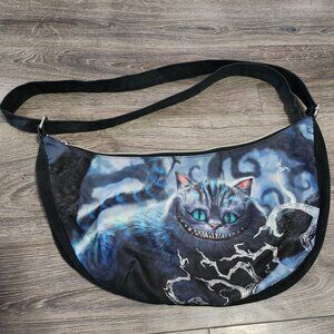 Disney Alice in wonderland Cheshire Cat messenger crossbody purse